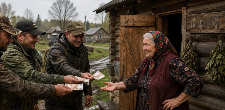 Рыбаки сняли деревенскую баню у бабушки и остались без денег и снастей. Схема мошенничества от бабки