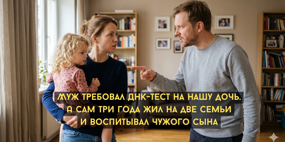 Муж требовал ДНК-тест на нашу дочь. А сам три года жил на две семьи и воспитывал чужого сына