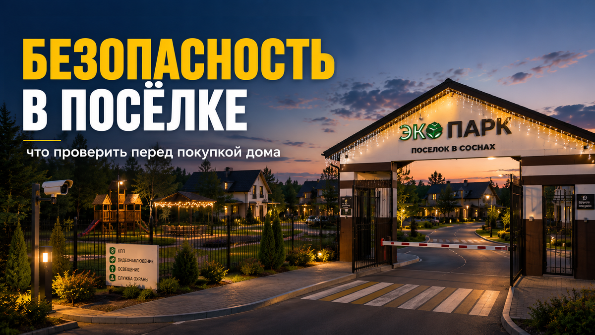 Как проверить уроввень безопасности в коттеджном поселке