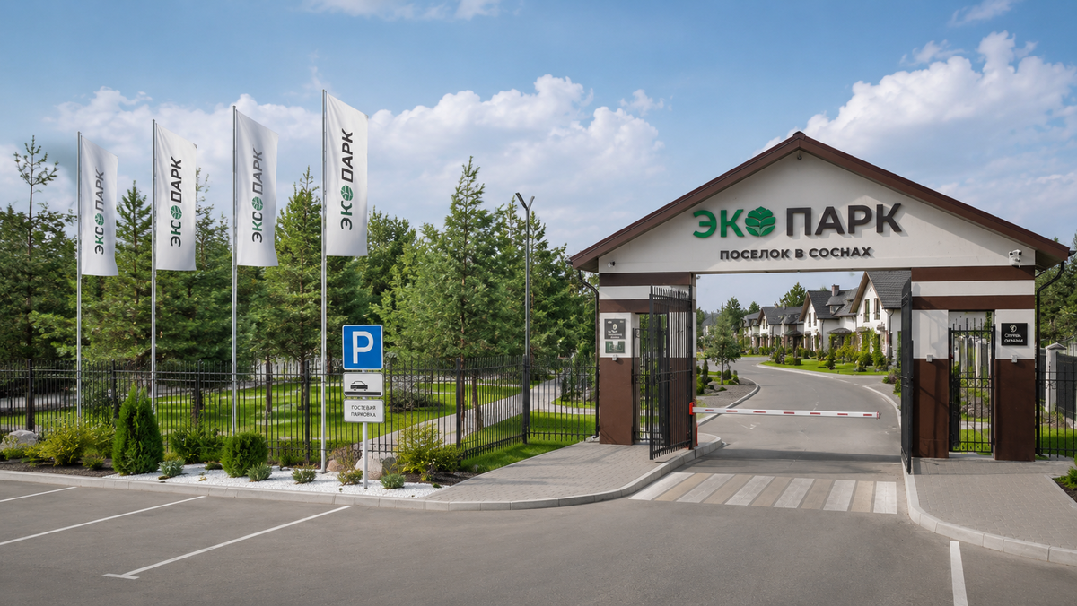 Контрольно-пропускной пункт в организованном поселке
