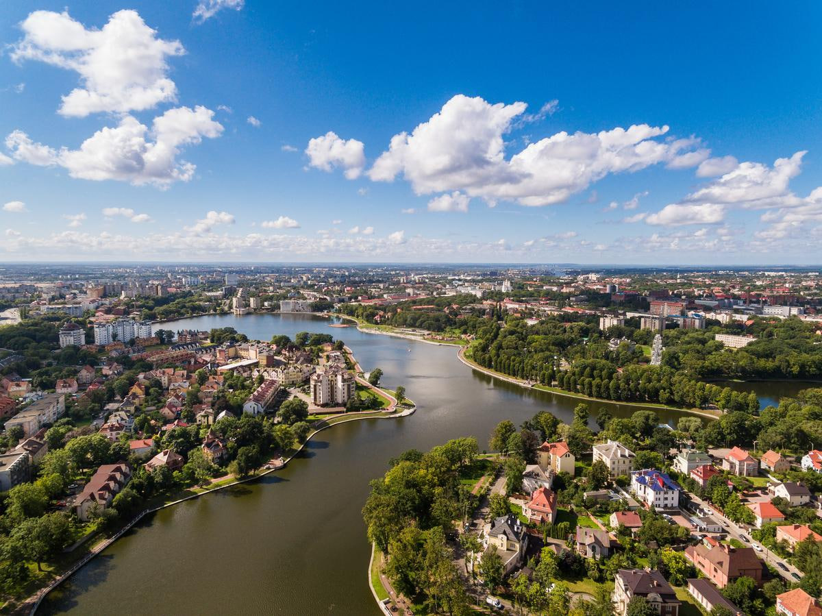 Вид на город