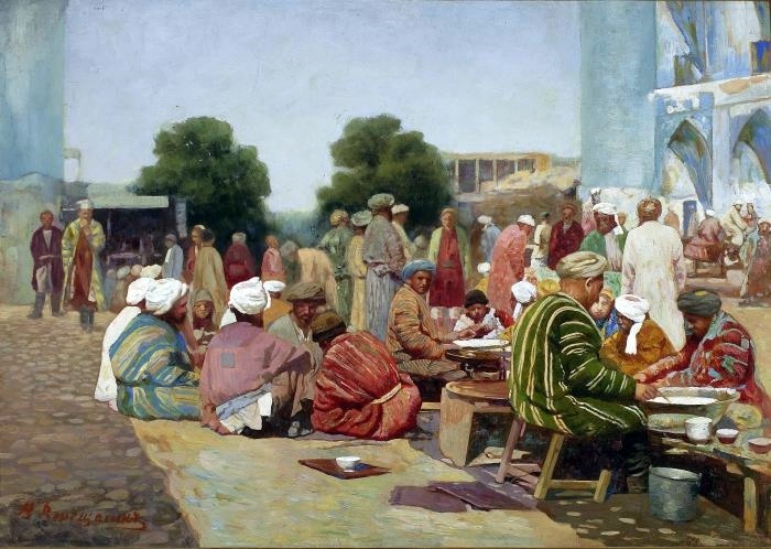     Василий Верещагин. Базар. 1870-е   
undefined