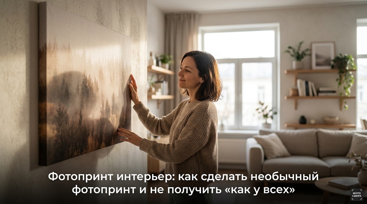Фотопринт интерьер: как сделать необычный фотопринт и не получить «как у всех»