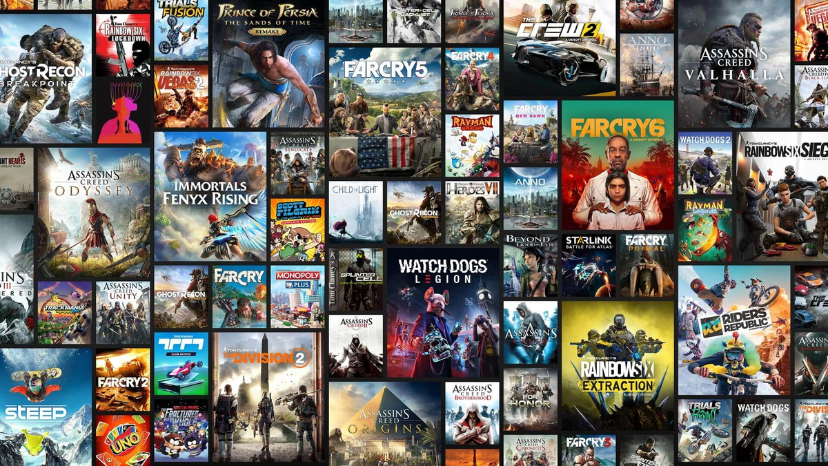 Изображение: каталог игр Ubisoft 