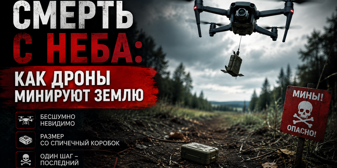 Смерть с неба: как дроны минируют землю