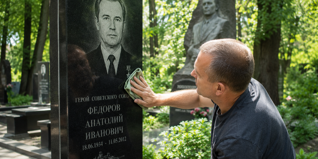 Как ухаживать за гранитным памятником: чем мыть, что нельзя и почему он желтеет