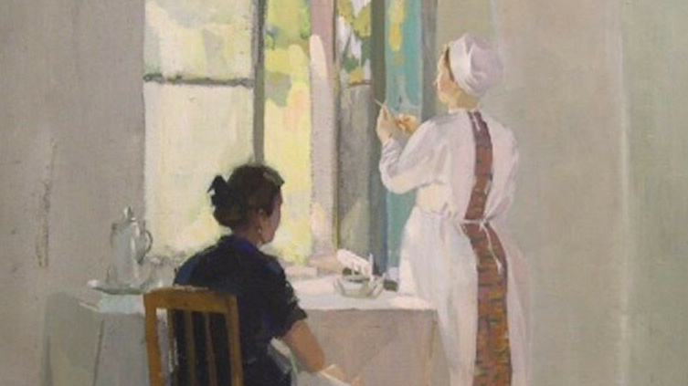     Михаил Труфанов. Прививка. 1950-е