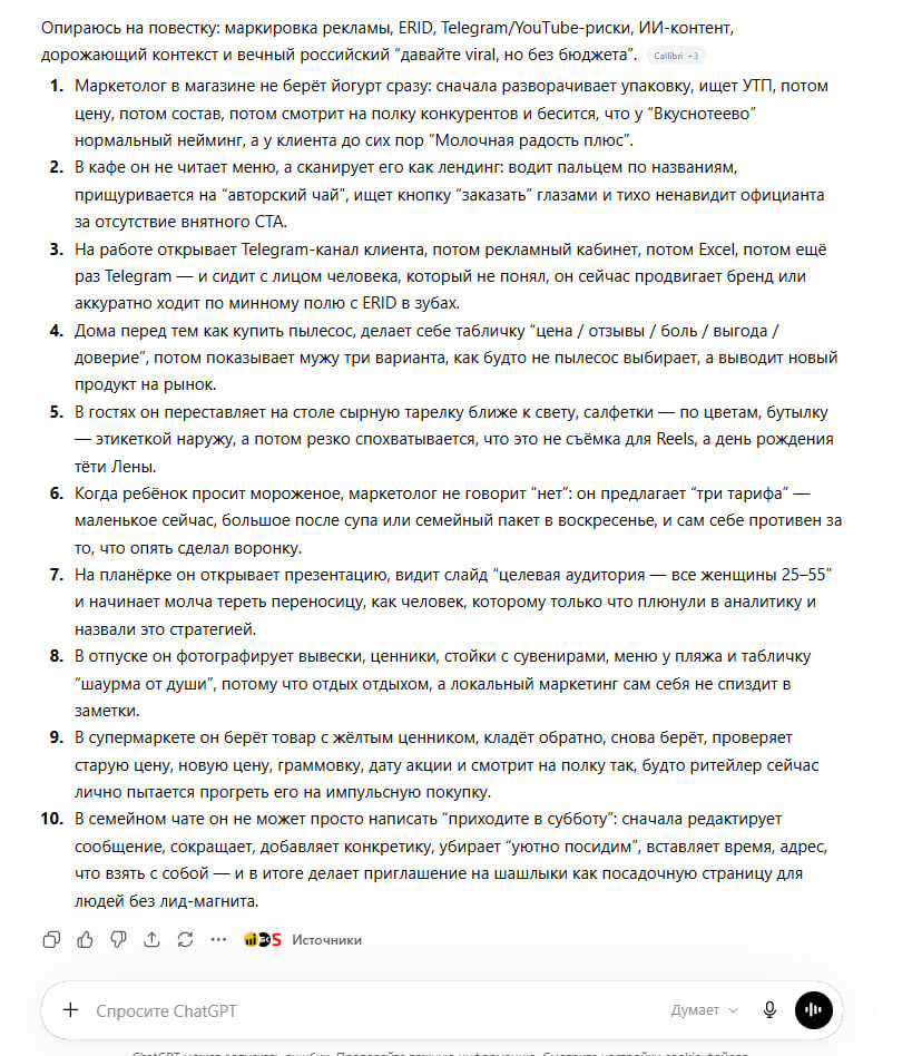 Профессиональная деформация: как использовать в контенте
