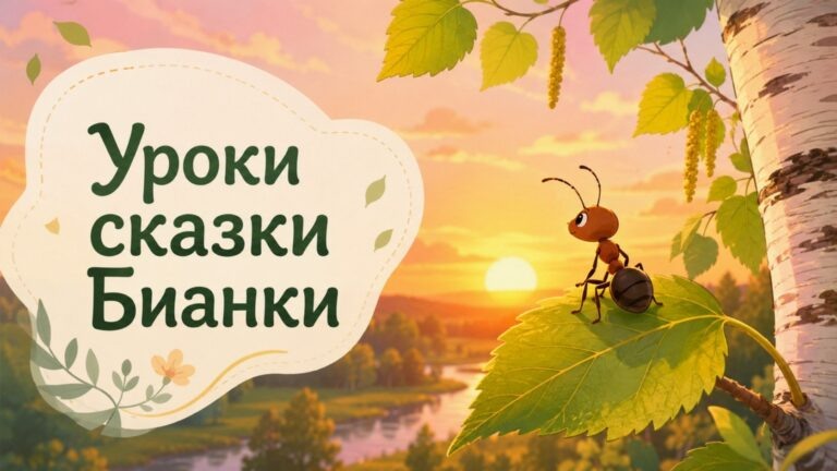    Иллюстрация к материалу: Чему учит сказка Бианки про муравьишку и как читать её с ребёнком