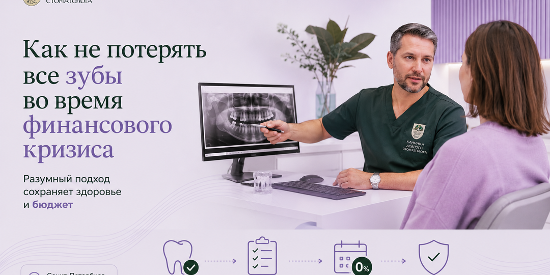 Как не потерять все зубы во время финансового кризиса
