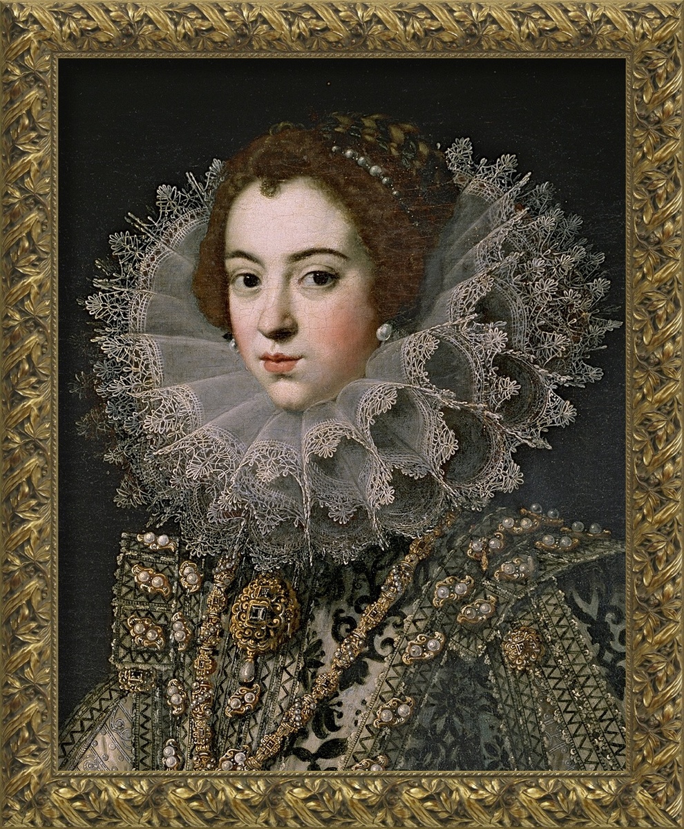 Изабелла де Бурбон, королева Испании. Художник  Родриго де Вилландрандо