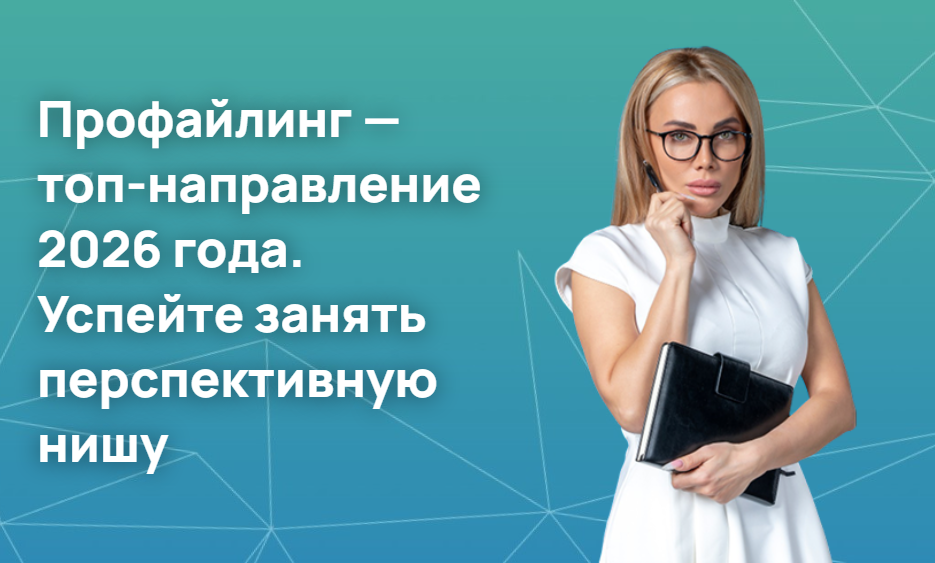 Профайлинг — топ-направление 2026 года. Успейте занять перспективную нишу