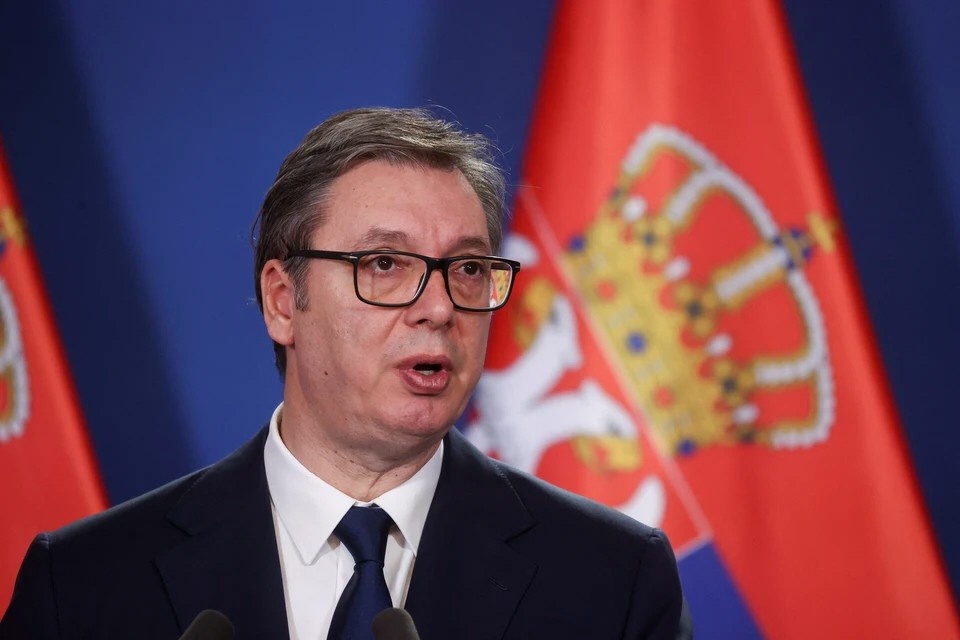    Вучич заявил, что может выдвинуть свою кандидатуру на пост премьера Сербии REUTERS