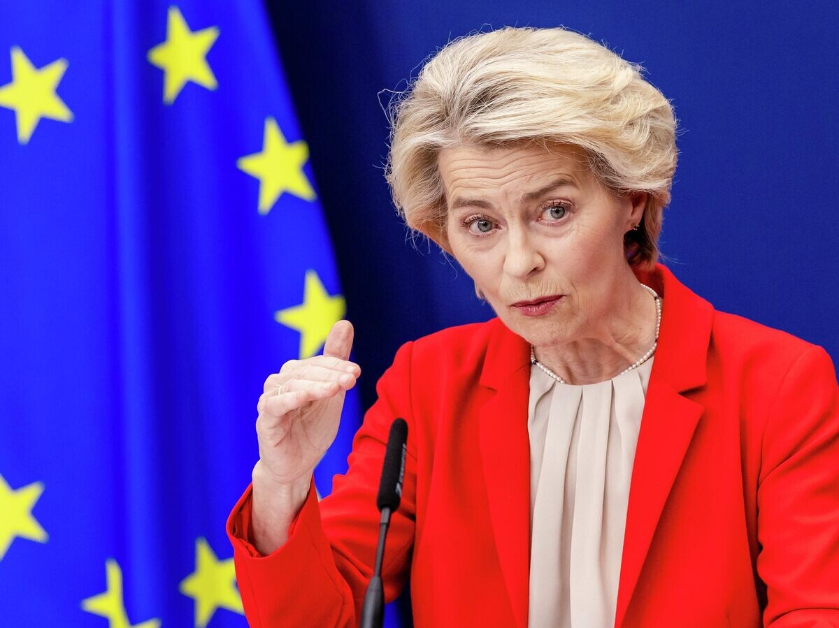    Председатель Европейской комиссии Урсула фон дер Ляйен© AP Photo / Geert Vanden Wijngaert