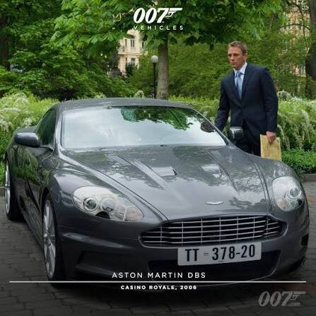 Aston Martin DBS в фильме «Казино Рояль».