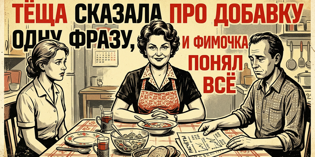 Тёща сказала про добавку одну фразу, и Фимочка понял всё
