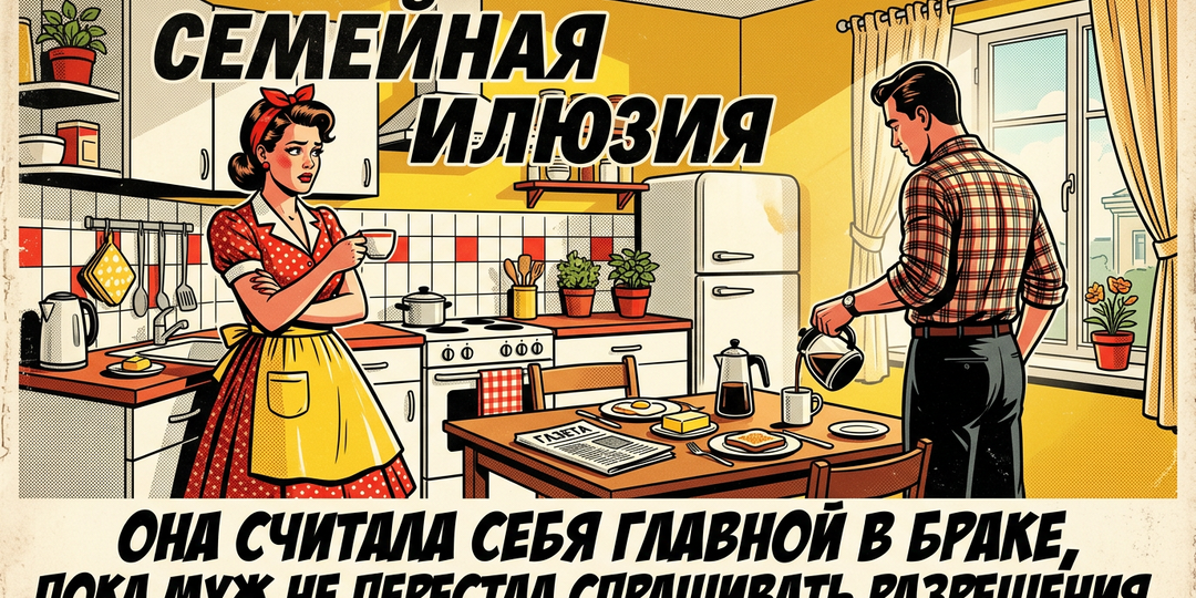 Она считала себя главной в браке, пока муж не перестал спрашивать разрешения