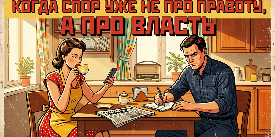 Когда спор уже не про правоту, а про власть