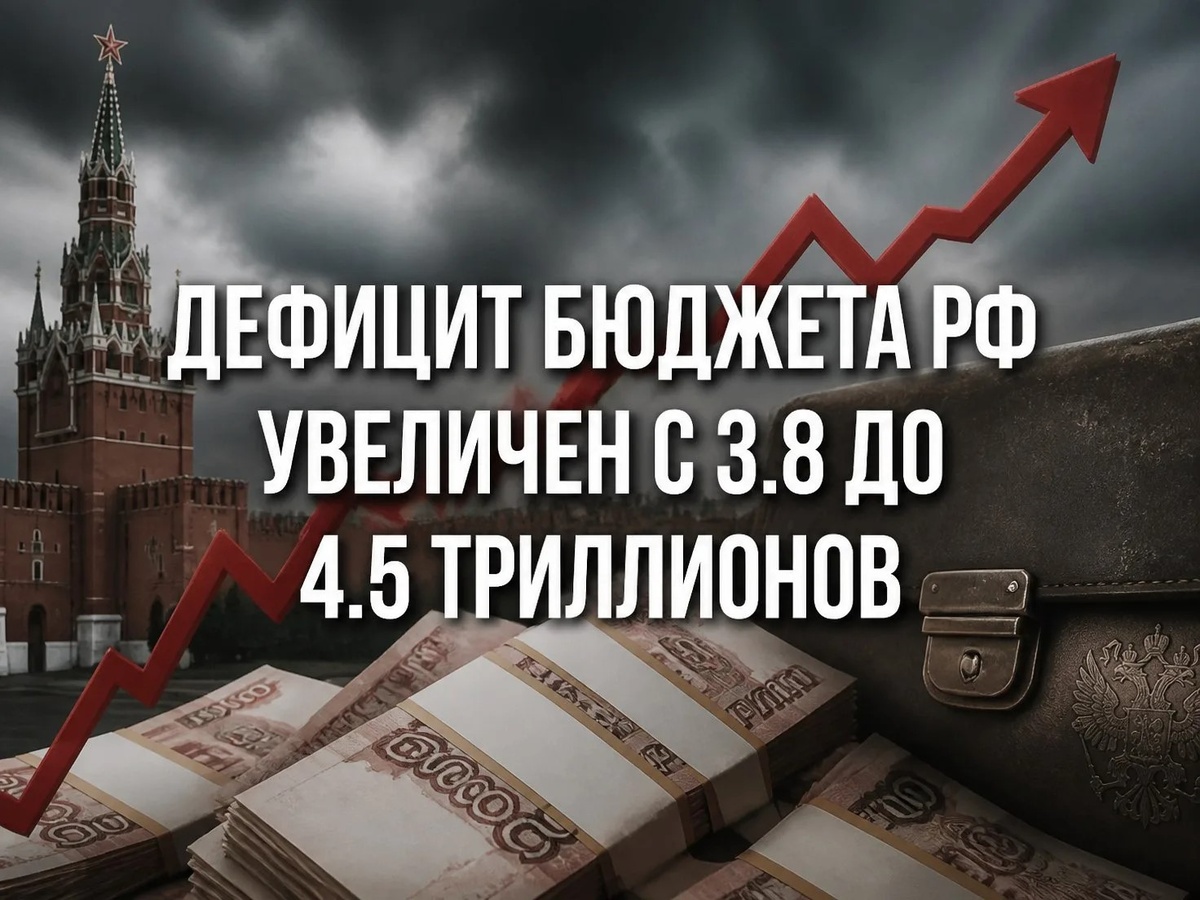 Увеличение дефицита бюджета РФ в 2026 году