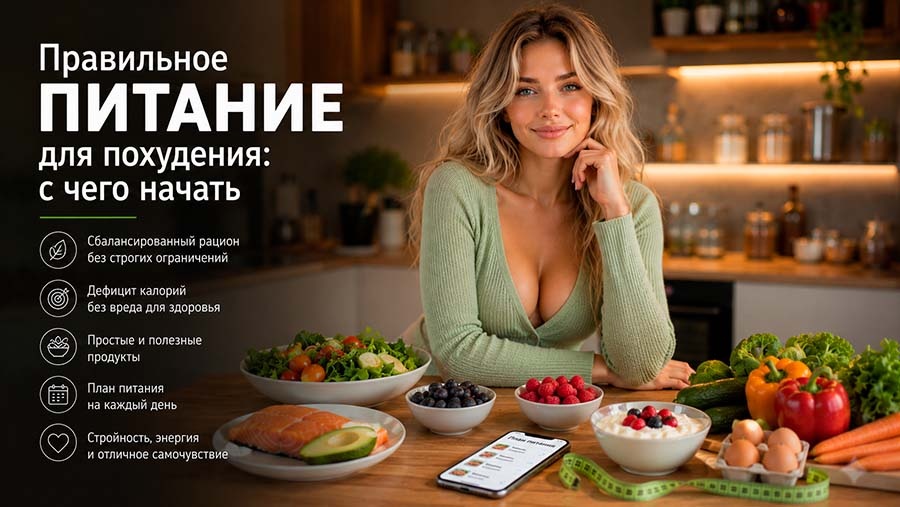 Большинство людей начинают похудение слишком жёстко и быстро срываются. Разбираем, как реально перейти на правильное питание без голода, запретов и постоянной борьбы с собой.