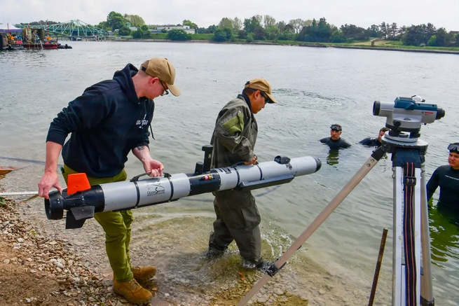 Испытания AUV  на Балтике Источник: Министерство обороны США 