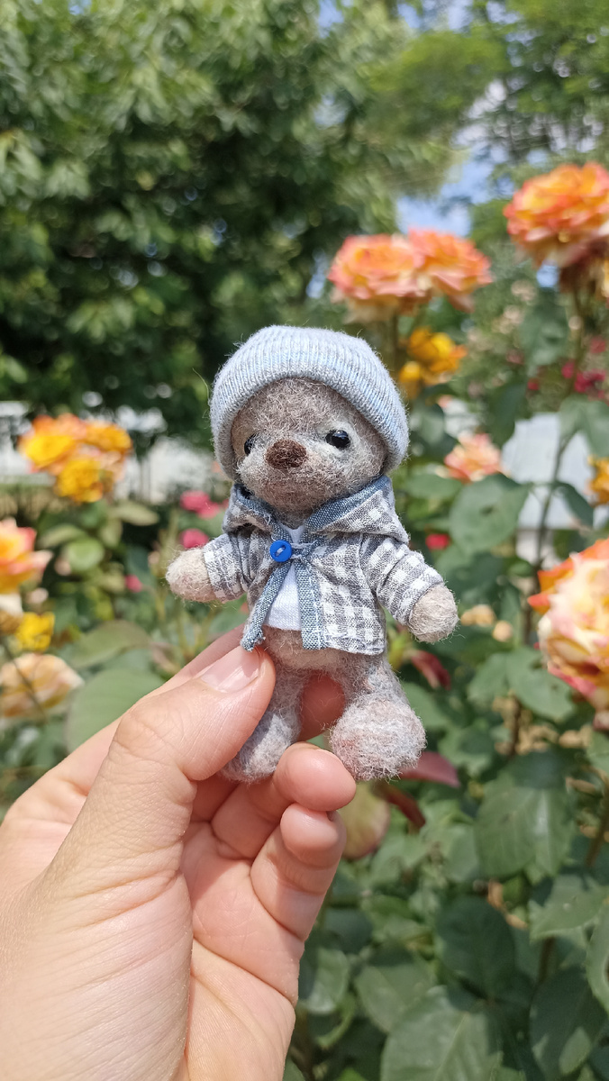 Мишка Тедди, создан совместно с моим супругом ❤
