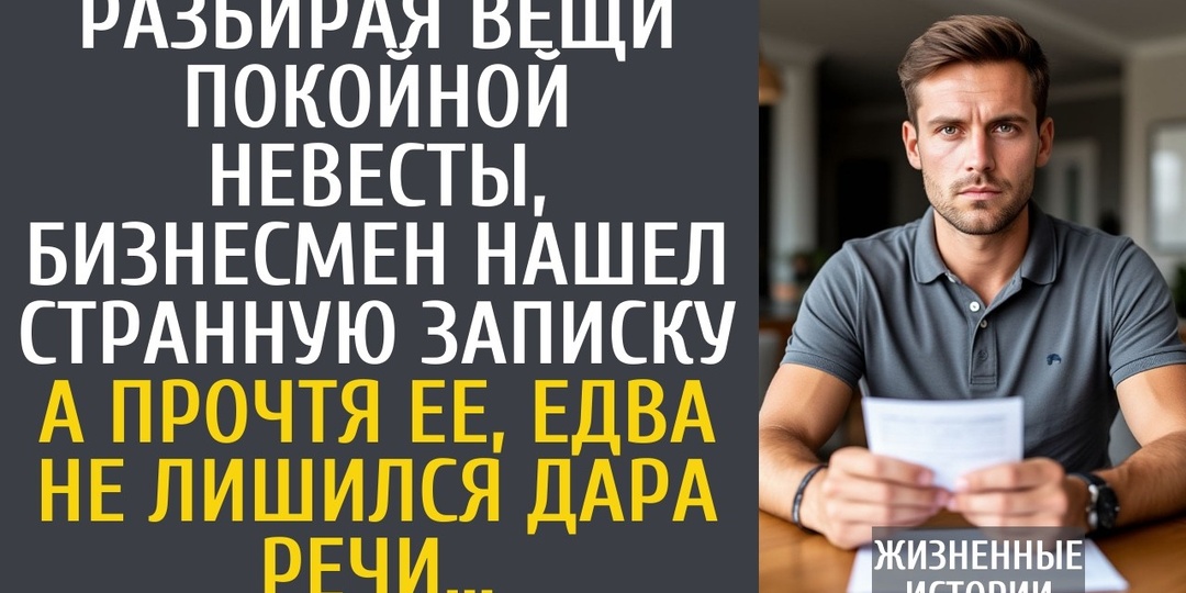 Невеста погибла и открыла тайну: у неё был ребёнок, о котором он не знал