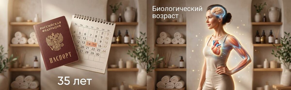 Главное не сколько лет вы живёте, а как именно ваш организм их проводит.