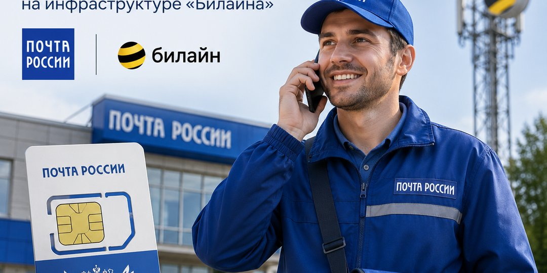 От писем к звонкам: «Почта России» стала оператором мобильной связи
