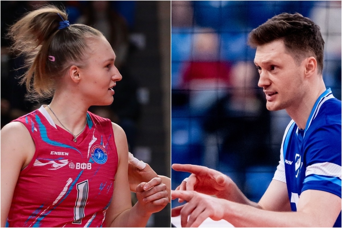    Виктория и Игорь Кобзарь / фото: volley.ru