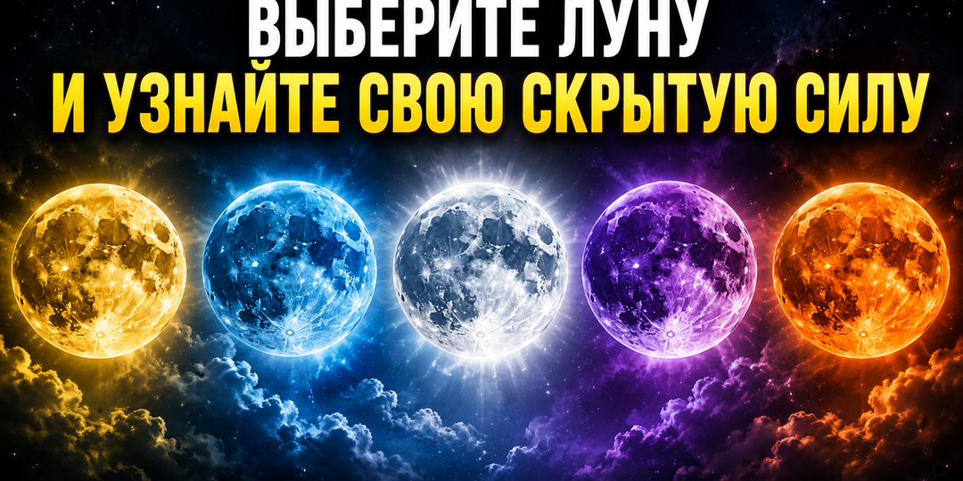 Выберите одну из 5 лун и узнайте, какая черта характера помогает вам проходить через любые испытания: глубокий психологический тест