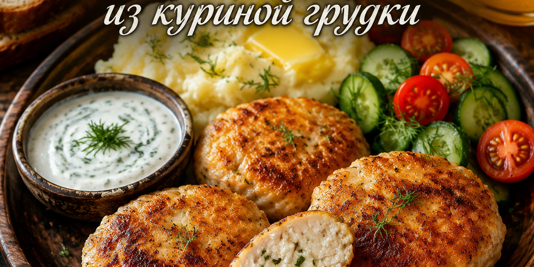 Нежные куриные котлетки из куриной грудки
