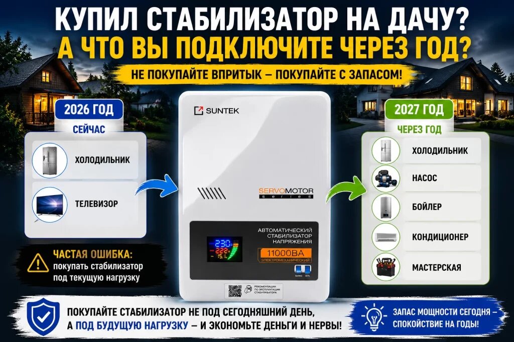 Правильный выбор стабилизатора напряжения