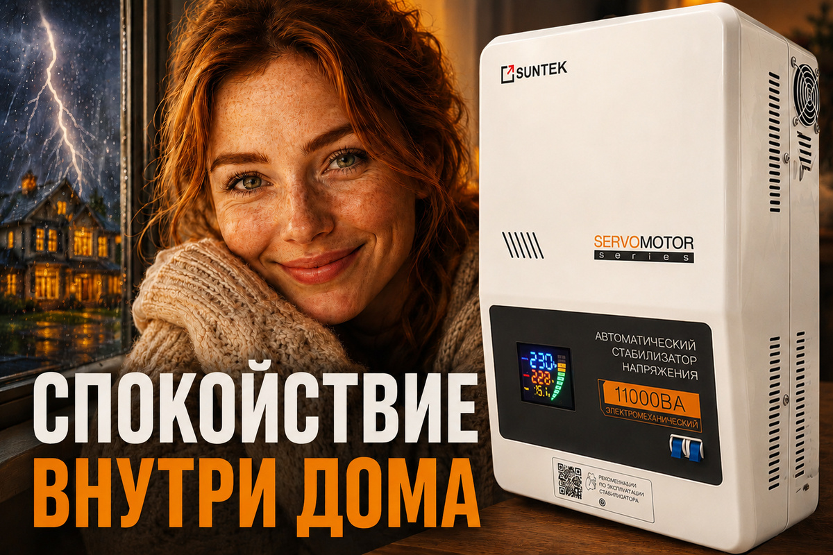 Дома спокойно со стабилизатором SUNTEK