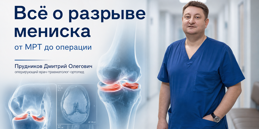 Всё о разрыве мениска: от МРТ до операции