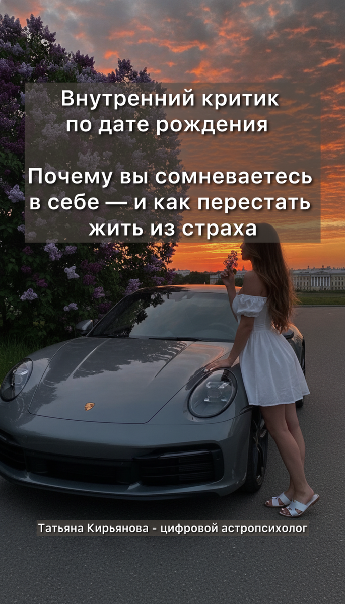 ⚜️ Внутренний критик по дате рождения  
Почему вы сомневаетесь в себе — и как перестать жить из страха
