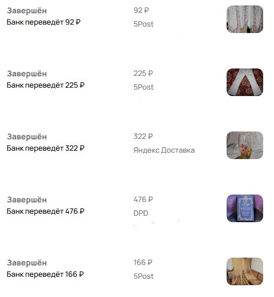 Это именно заказы Апреля, листайте, есть еще