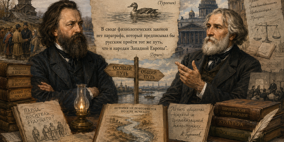 «Куда идёт Россия?» Тургенев против Герцена в главном споре XIX века
