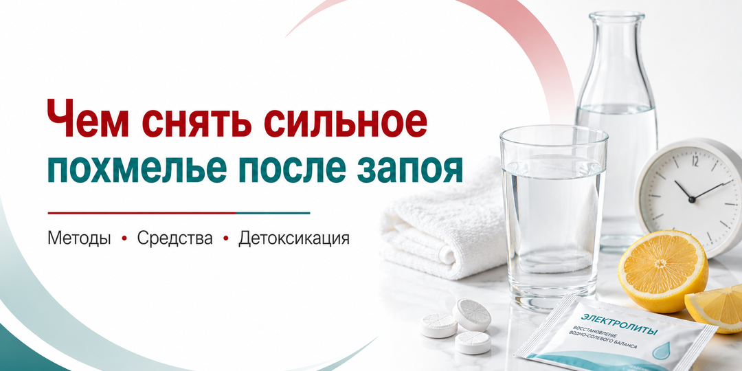 Чем снять сильное похмелье после запоя: что можно сделать дома и когда нужен врач