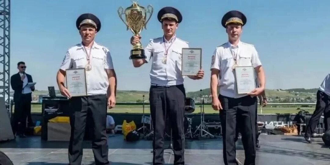 Томский полицейский взял бронзу на кольцевых гонках в Красноярске