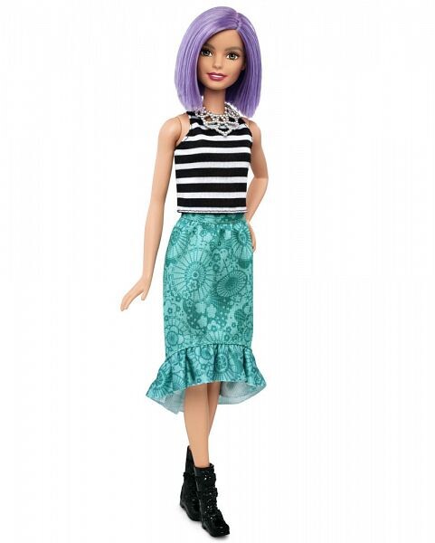 Barbie Fashionistas 18 Va-Va-Violet Doll, Mattel 