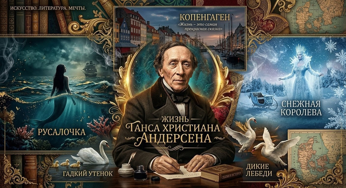 Гений сказки: ГАНС ХРИСТИАН АНДЕРСЕН