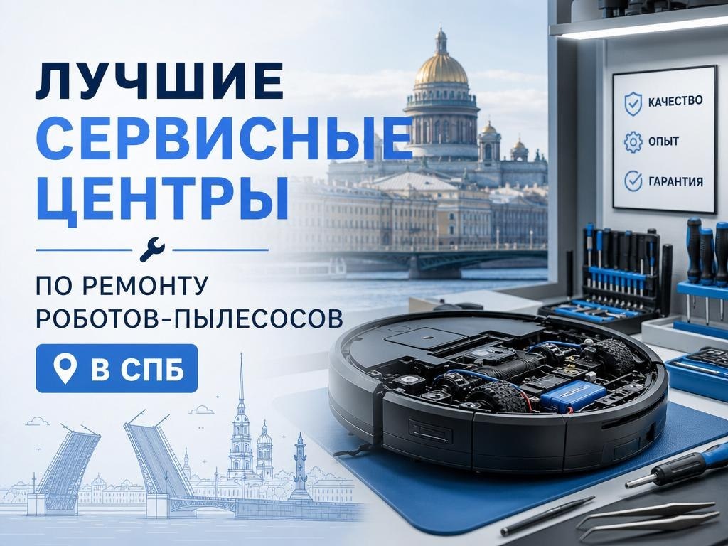 Лучшие сервисные центры по ремонту роботов-пылесосов 2026
