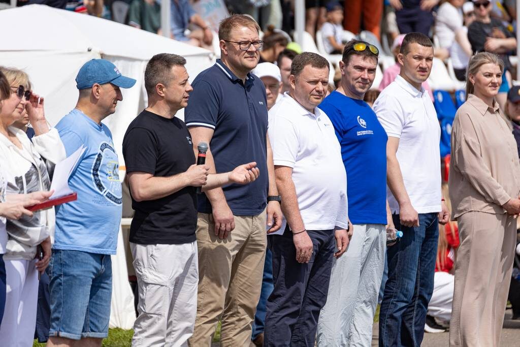 На открытии спартакиады 