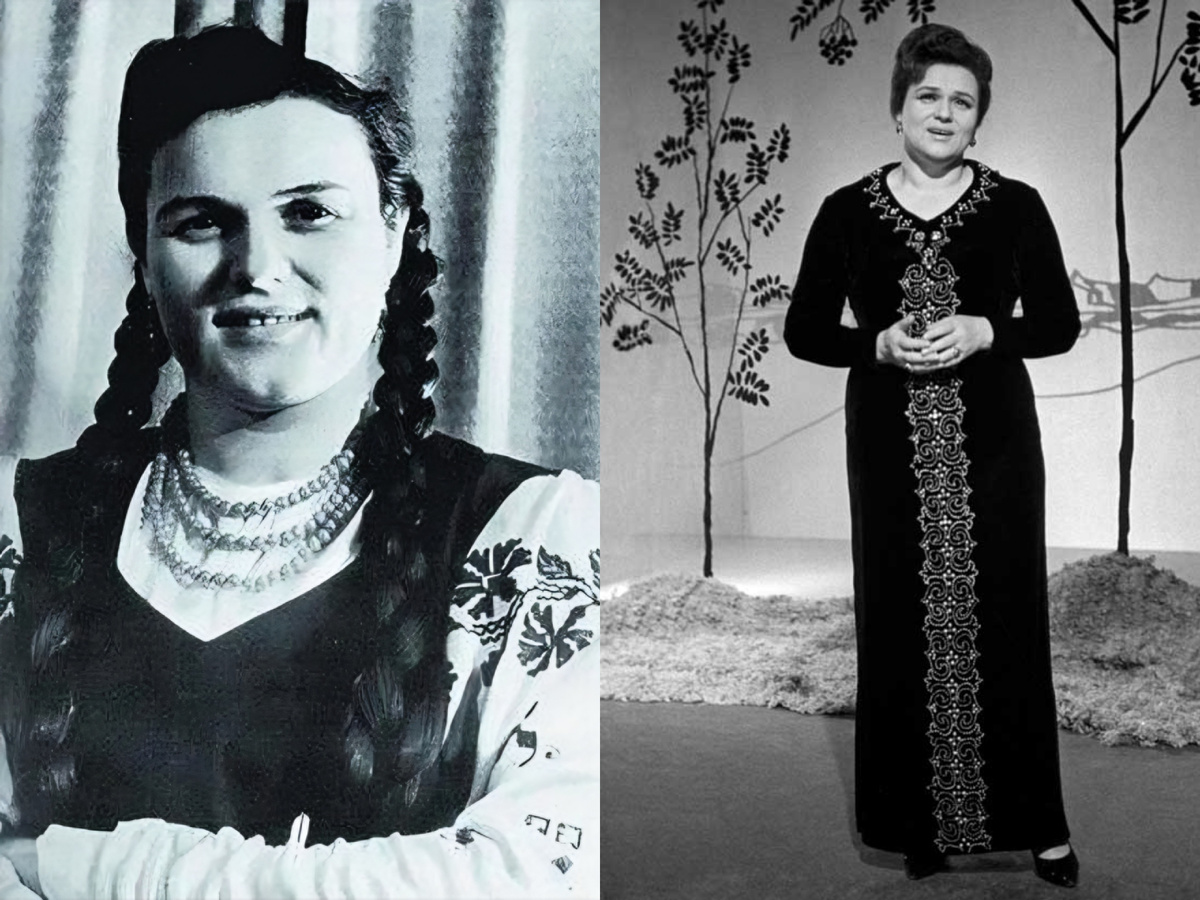 Людмила Зыкина в молодости.