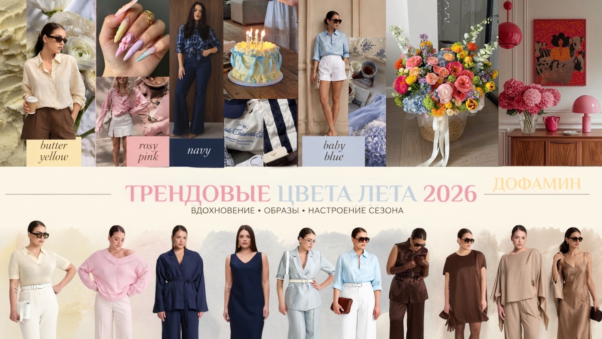 Дофаминовые образы на лето 2026