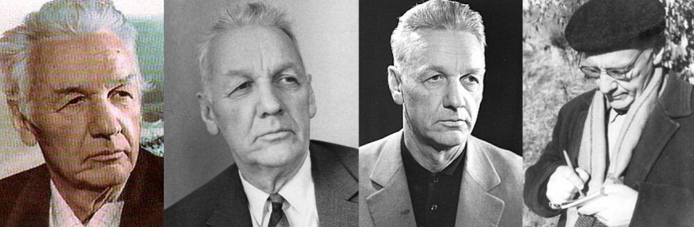 Николай Павлович Задорнов (1909-1992 гг.), последнее фото (крайнее справа) сделано в 1966 году