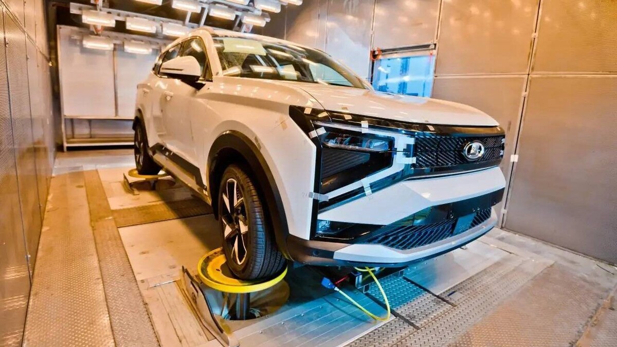    Испытания LADA Azimut на вибростенде. Фото АвтоВАЗ