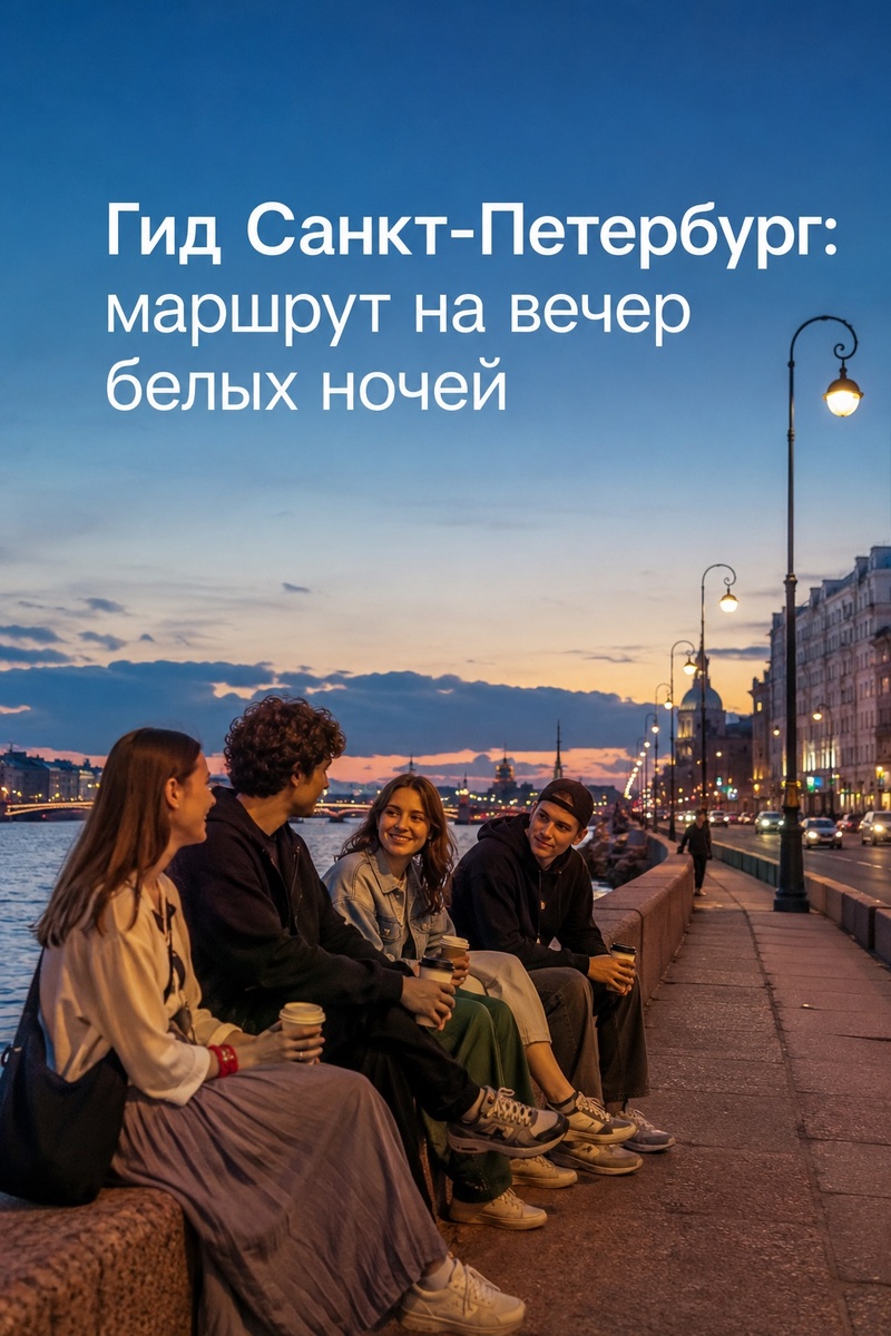 Гид Санкт-Петербург: маршрут на вечер белых ночей