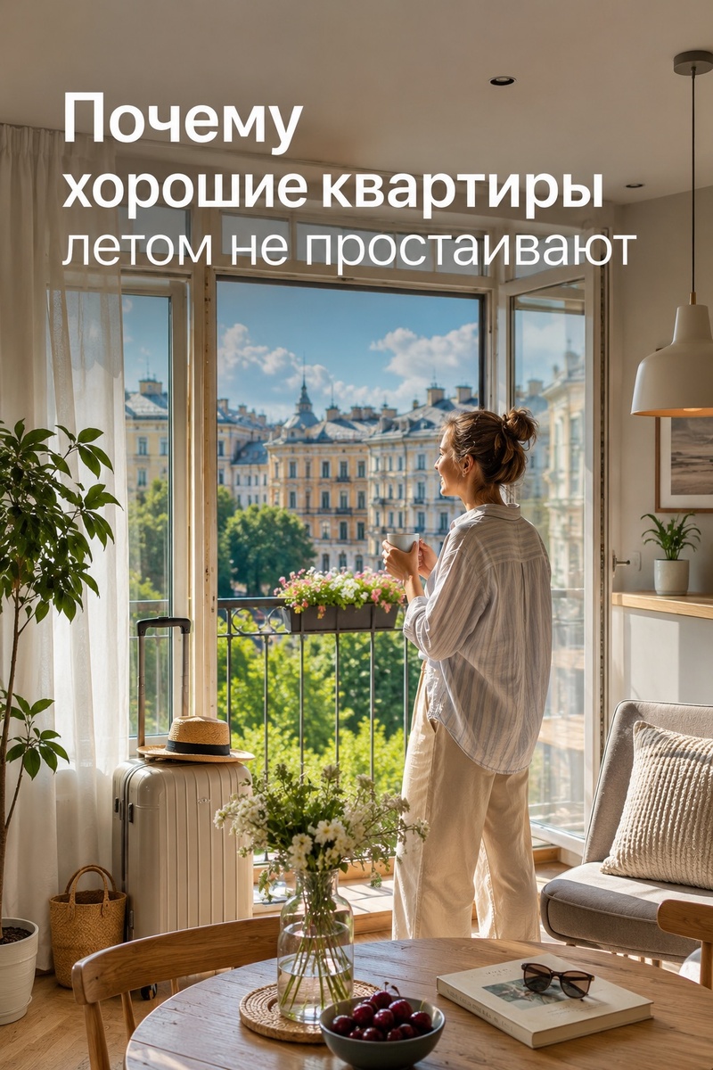 Почему хорошие квартиры летом не простаивают